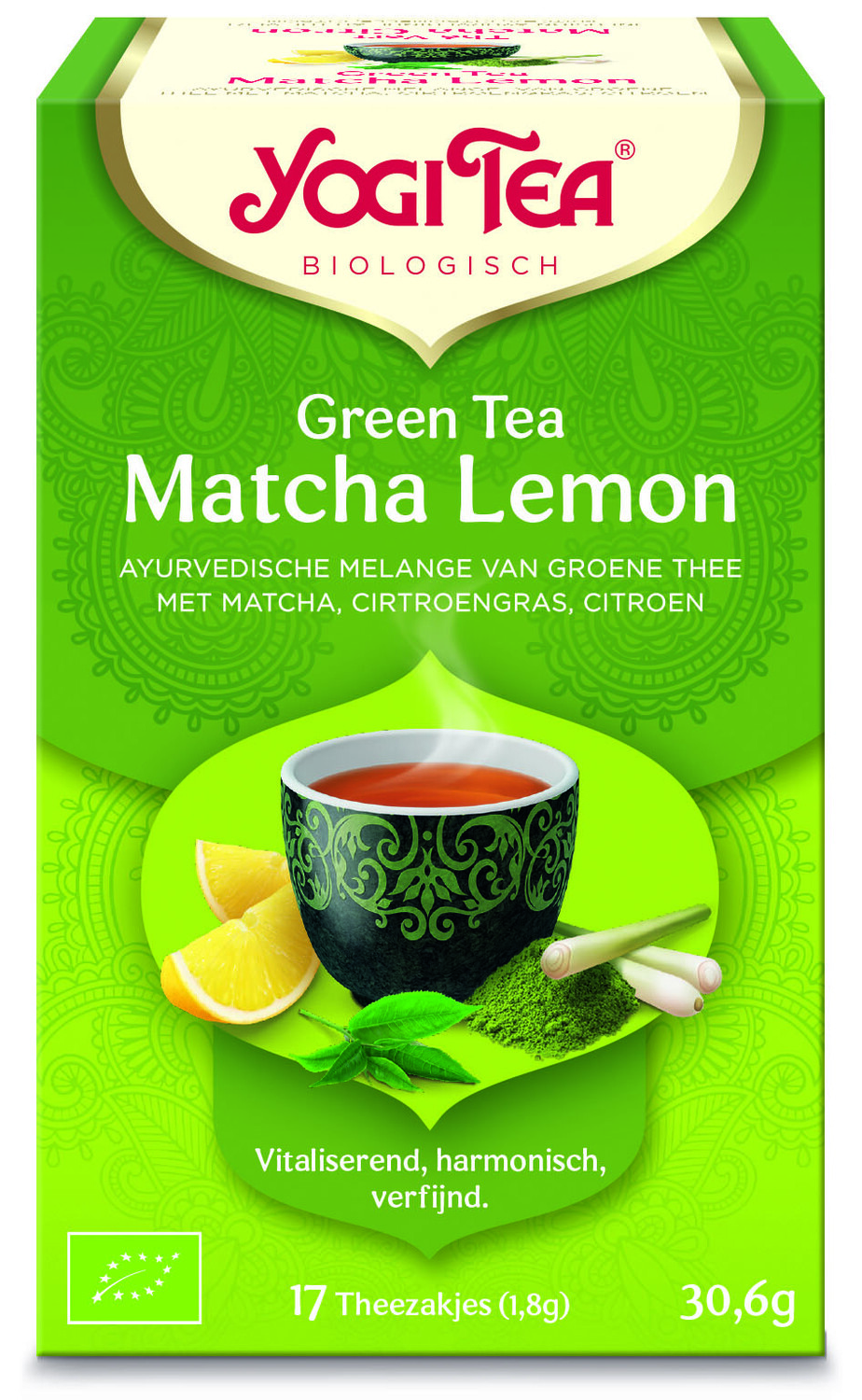 Green tea matcha lemon
